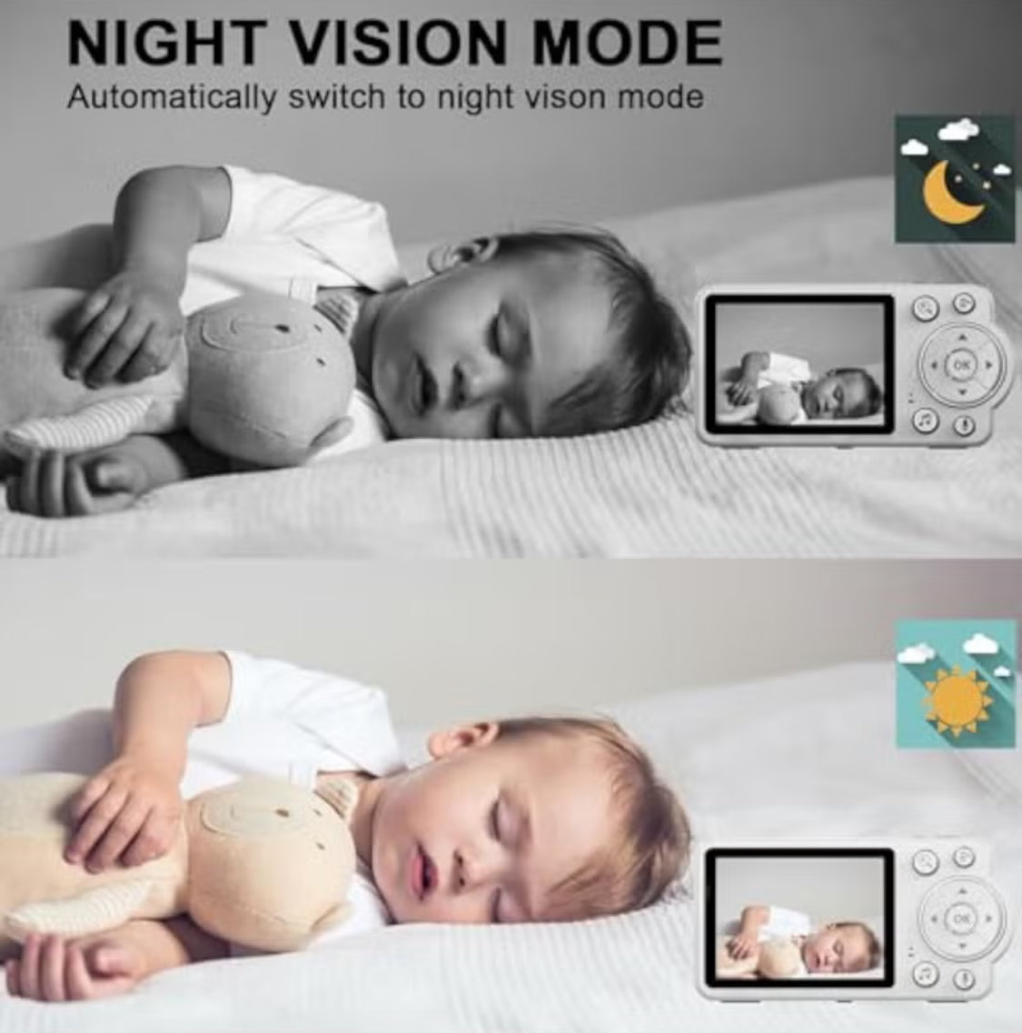 كاميرا مراقبة الأطفال الذكية|عينك على صغيرك👶📷