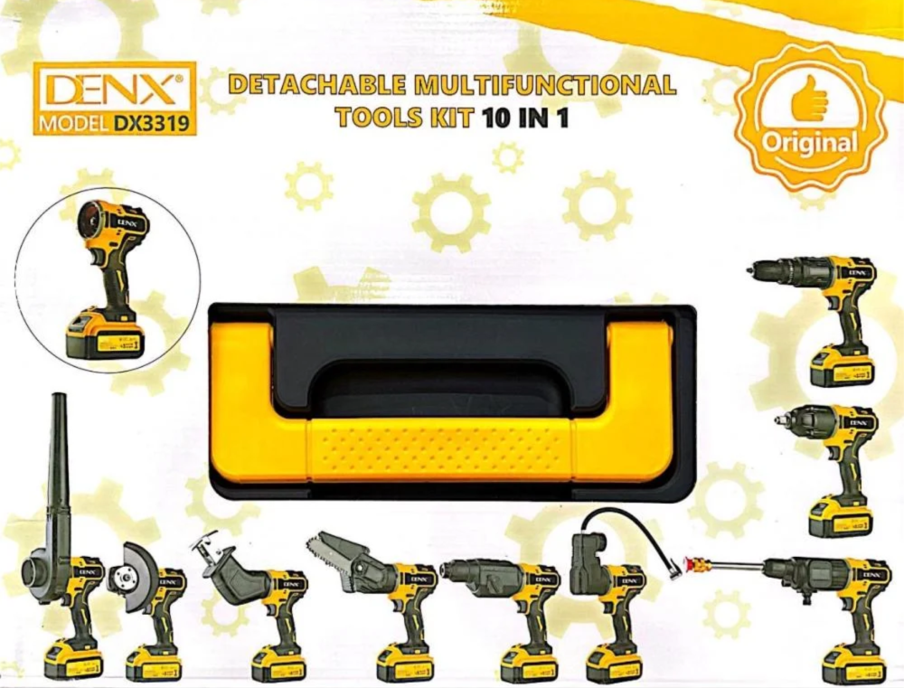 دريل 10 في 1 – القوة والمرونة في جهاز واحد!