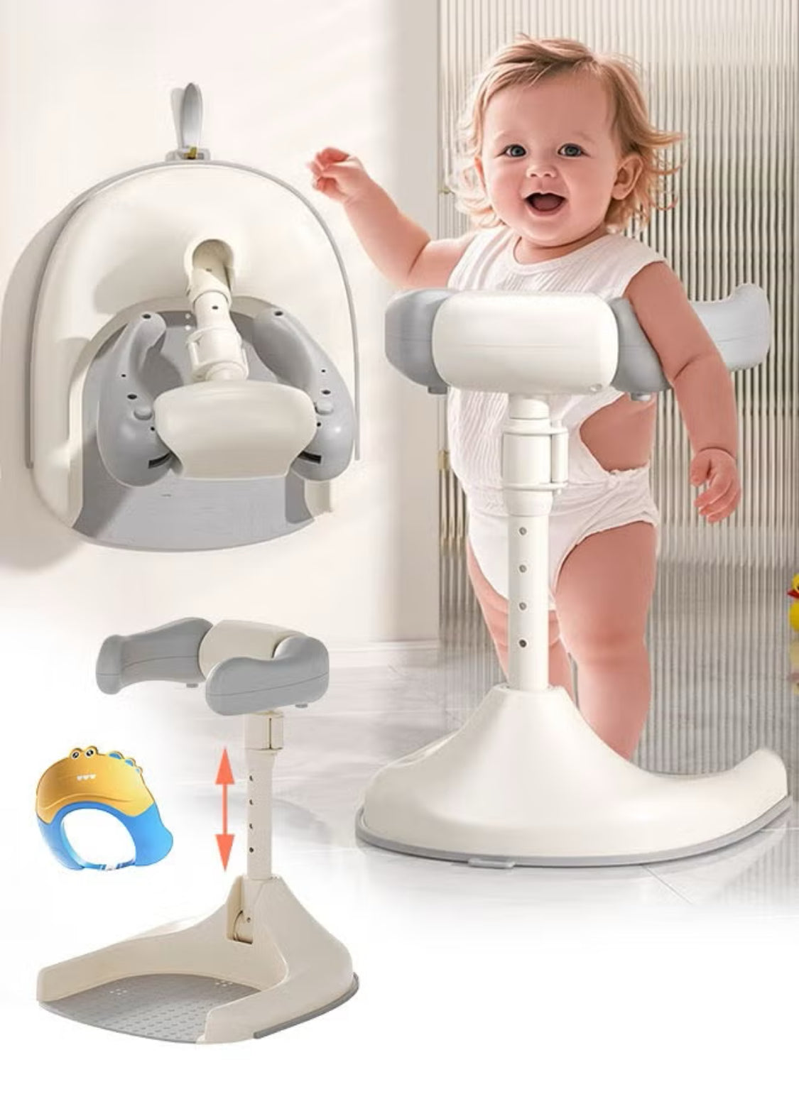 ستاند الاستحمام الذكي|راحة للأم وأمان للطفل.